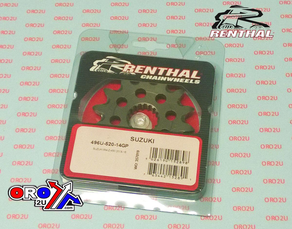 FRONT SPROCKET RENTHAL 496U, RENTHAL 496U-520-14, 496U-520-14GP