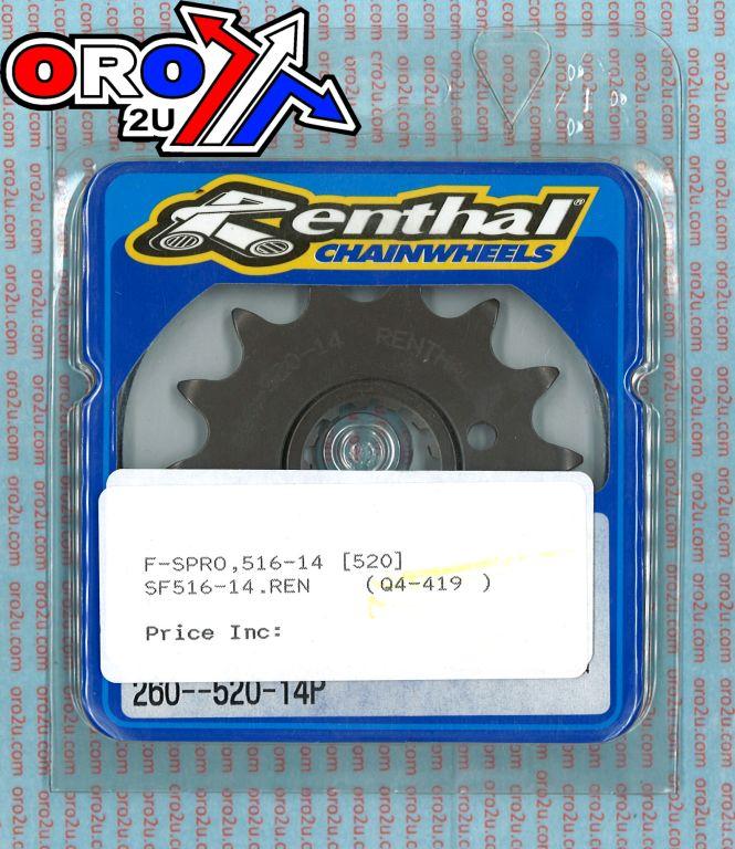 FRONT SPROCKET RENTHAL 260, 445--520-14P