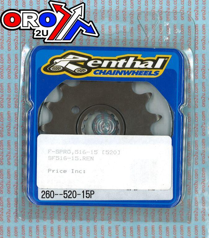 FRONT SPROCKET RENTHAL 260, 445--520-15P