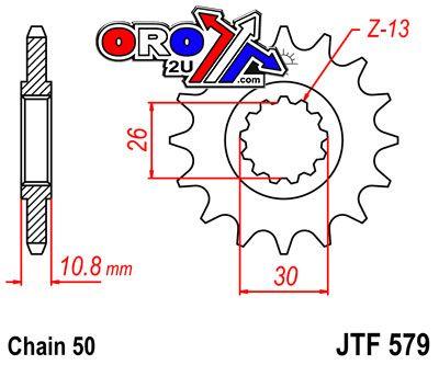 FRONT SPROCKET JTF579.16 JT