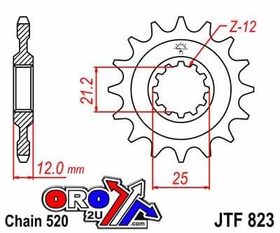 FRONT SPROCKET JTF823.13 JT