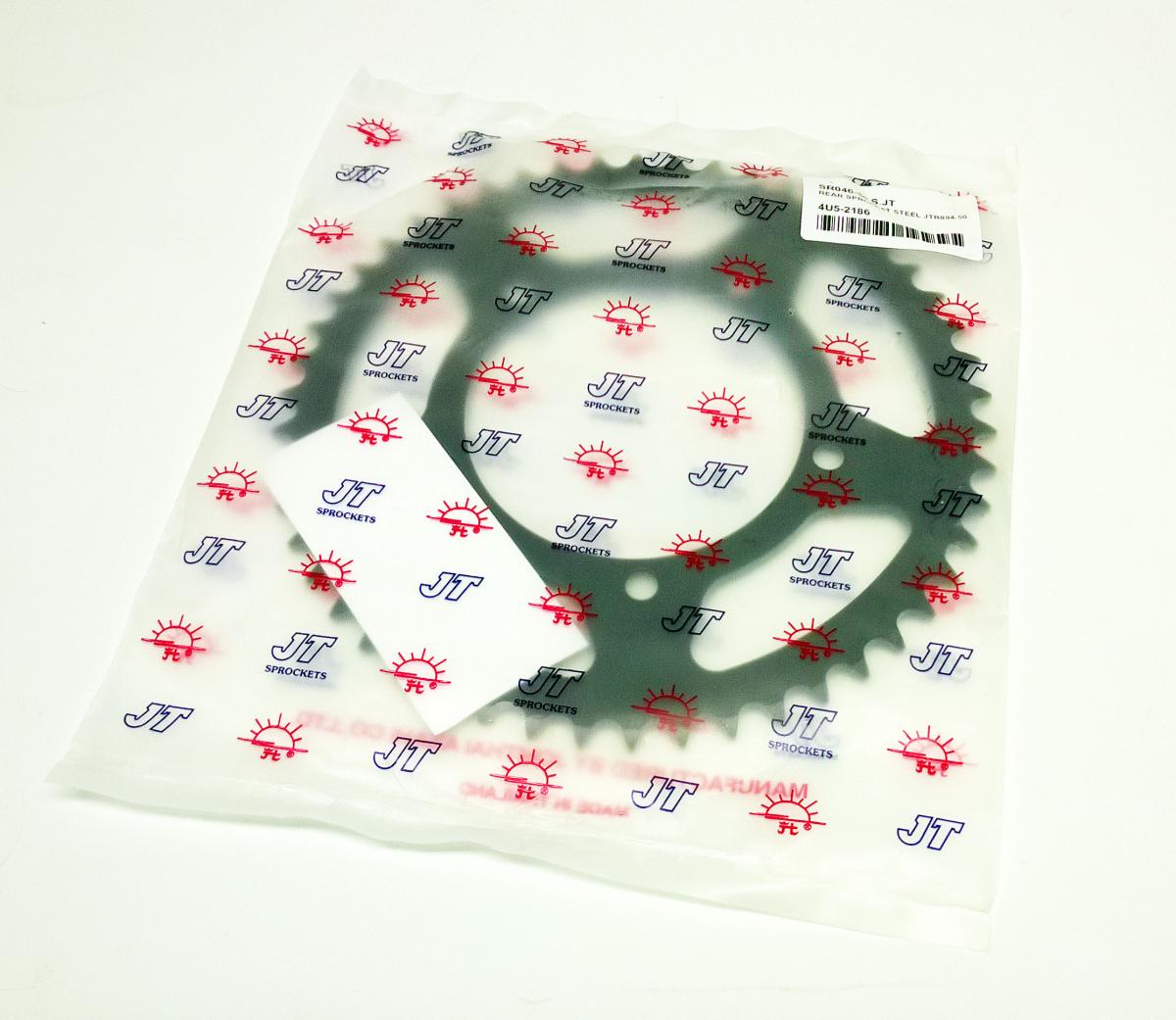 REAR SPROCKET STEEL 464 5-HOLE BLACK, KAWASAKI KX60, [JTR464.46]