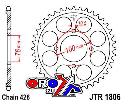 REAR SPROCKET STEEL JTR1806.47