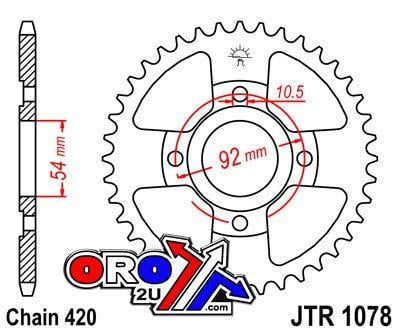 REAR SPROCKET JTR1844.48 JT BLACK