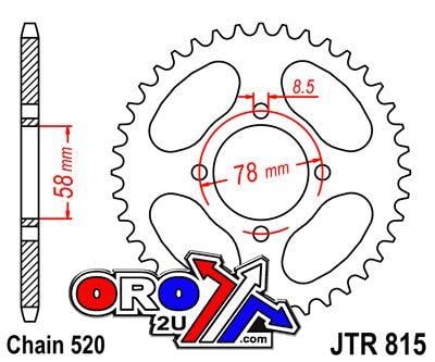 REAR SPROCKET JTR815.38 STEEL