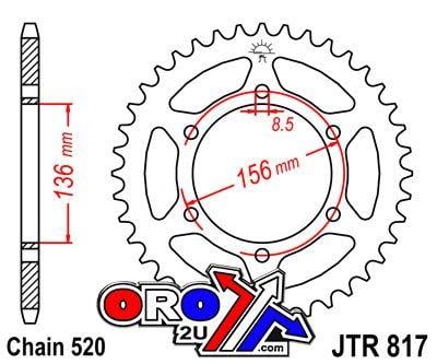 REAR SPROCKET STEEL JTR817.46