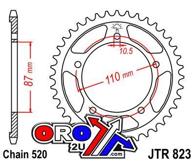 REAR SPROCKET STEEL JTR823.39