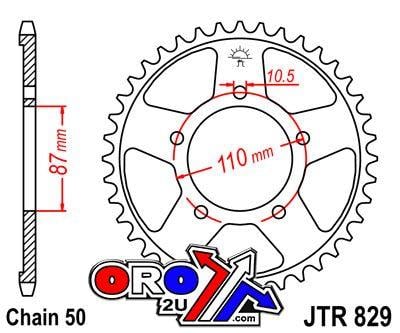 REAR SPROCKET STEEL JTR829.43