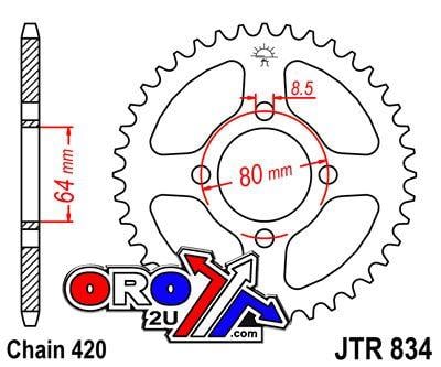 REAR SPROCKET JTR834.30 JT SILVER