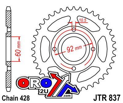 REAR SPROCKET JTR837.39 JT
