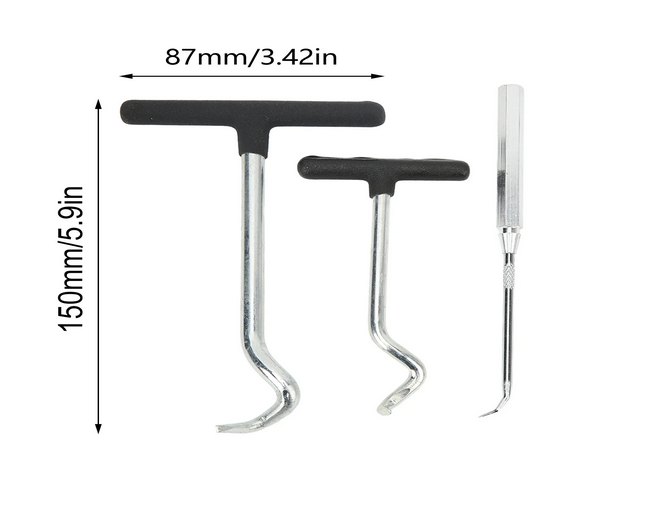 SET OF 3 OIL SEAL O-RINGS GREASE REMOVAL PULLER TOOLS