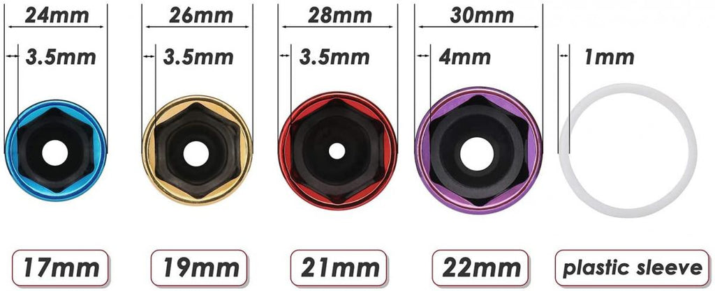 SOCKET IMPACT 1/2 4 PCS KIT