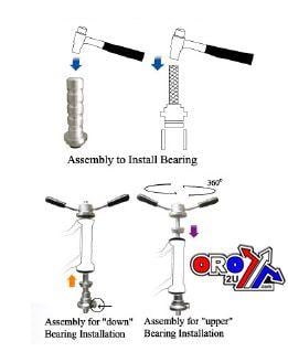 CUP PRESS TOOL SET/5 SIZES