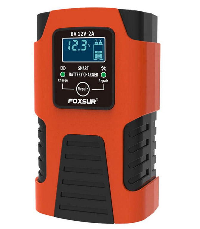 BATTERY CHARGER 12V / 6V 2A, REPAIR MODE RE-ENERGISE BATTERIES