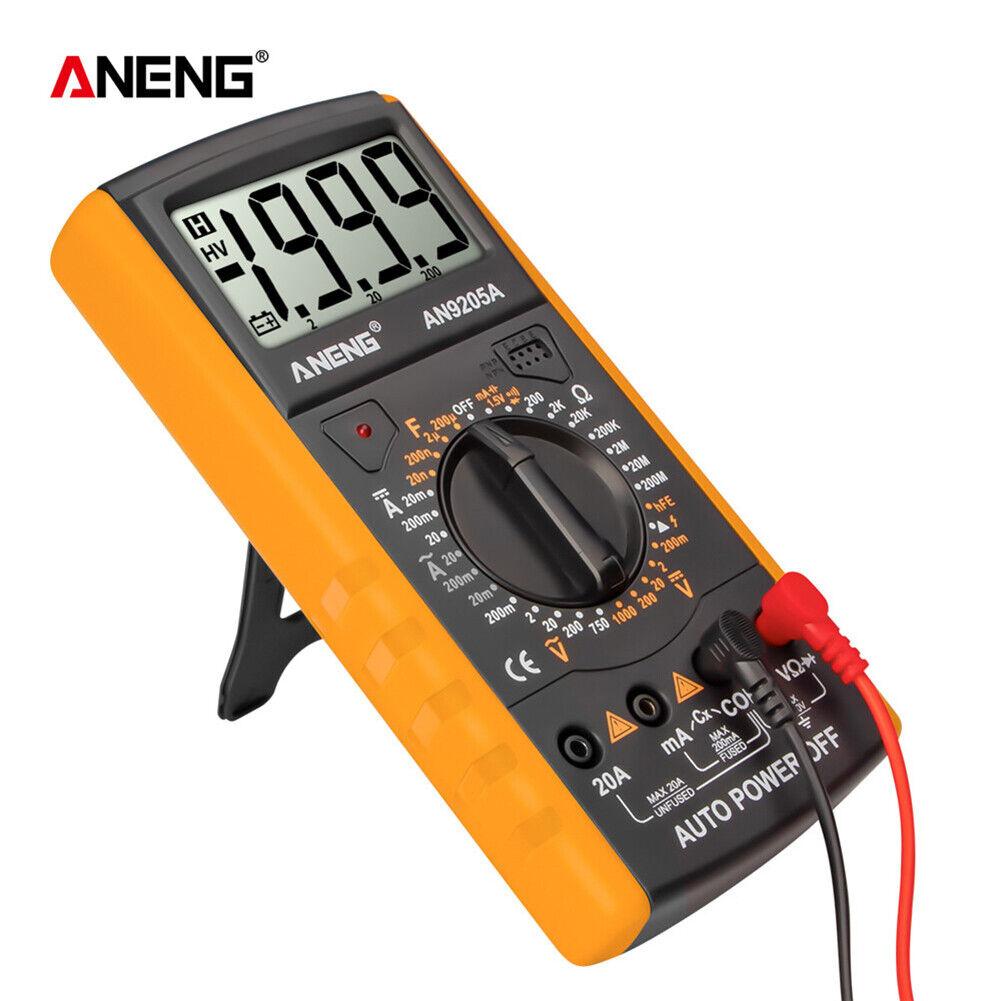 Digital Multimeter 3 1/2 LCD Display, Voltmeter Ammeter Resistance Tester