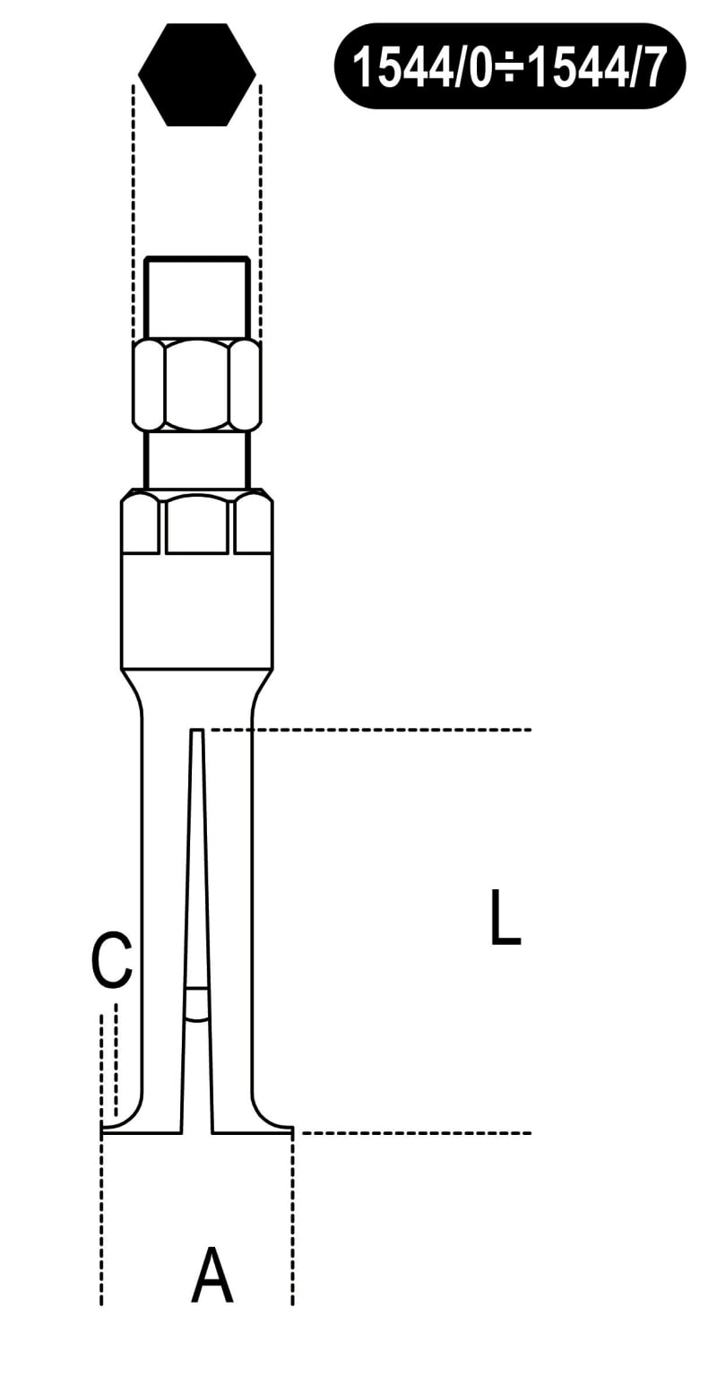Internal Extractors 25mm - 30mm - Beta Tools 1544/5