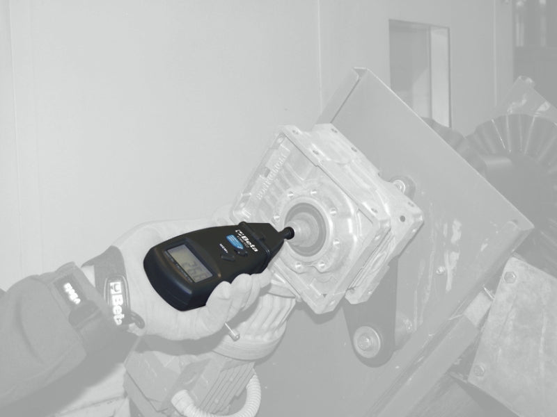 Combination Contact/Non-Contact Digital Tachometer 2.5-99,999 RPM 230mm - Beta Tools 1760/TC2