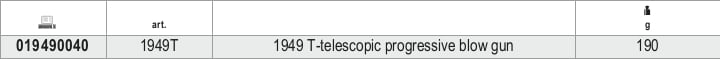 Telescopic Progressive Blow Gun with Swivel Tube 165mm-300mm - Beta Tools 1949T