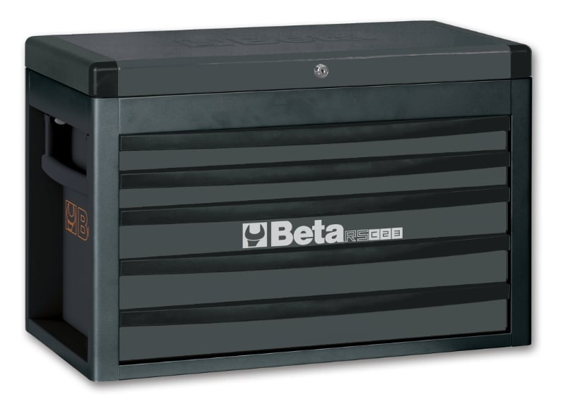 Portable Tool Chest with 5 Drawers and Centralized Lock - Beta Tools RSC23-O