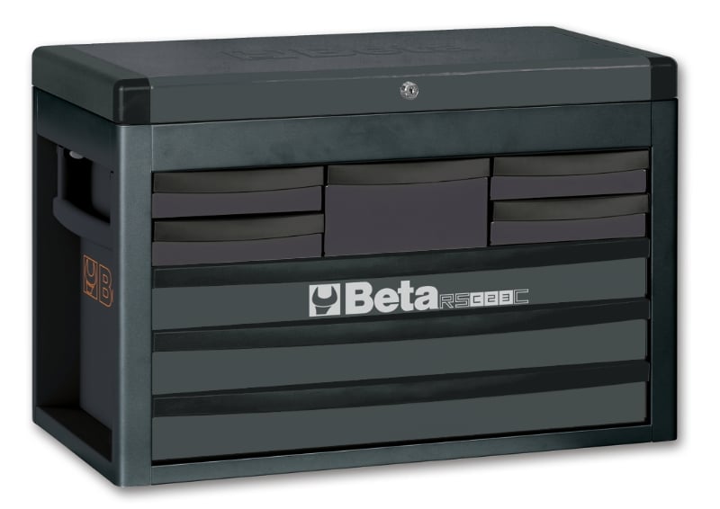 Portable Tool Chest with 8 Drawers and Centralized Lock - Beta Tools RSC23C-R