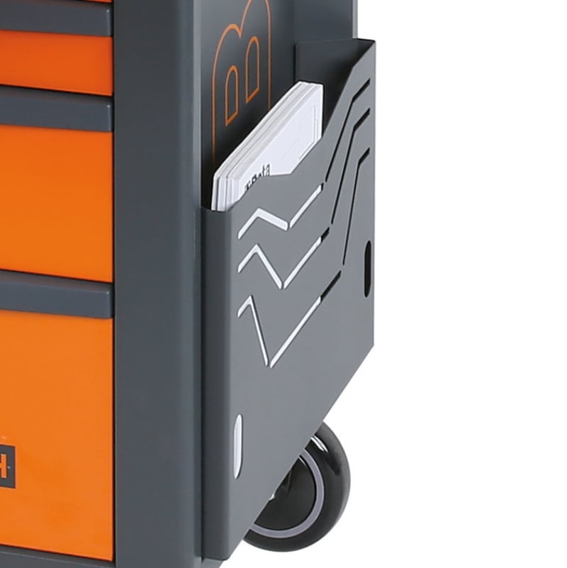 Mobile Roller Cab 8 Drawers Anti-Tilt System Reinforced Worktop 800kg Capacity - Beta Tools RSC24A/8-O