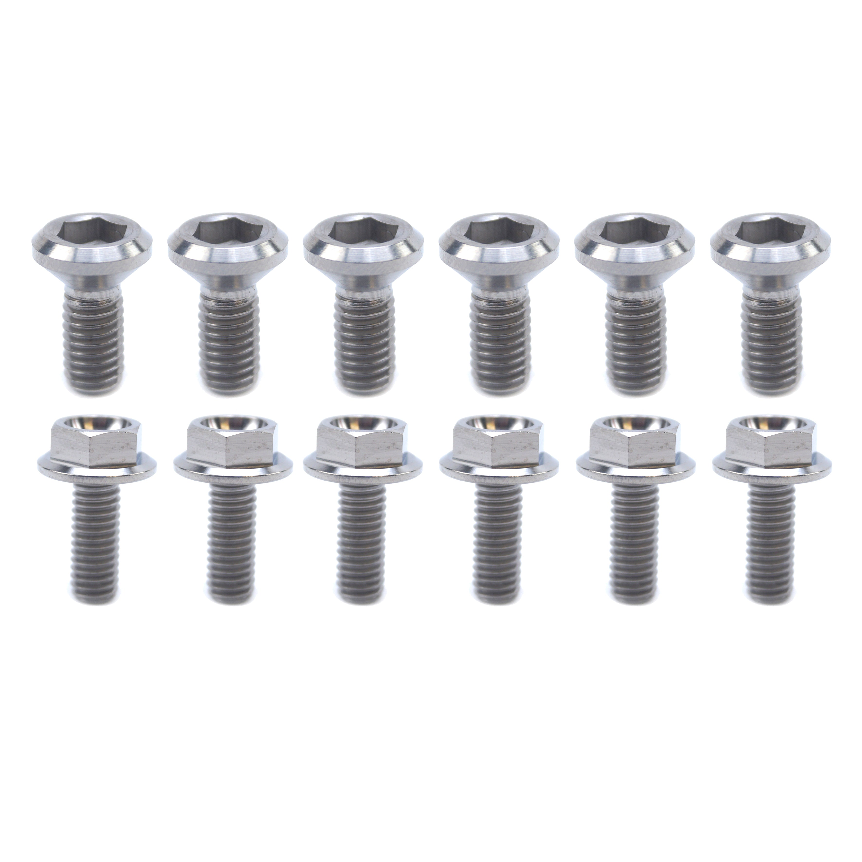BOLT DISC YAMAHA FRONT & REAR, TITANIUM / / M6, 90149-06327-00 / 90151-06080-00, 90109-065G4-00 / 90105-06109-00