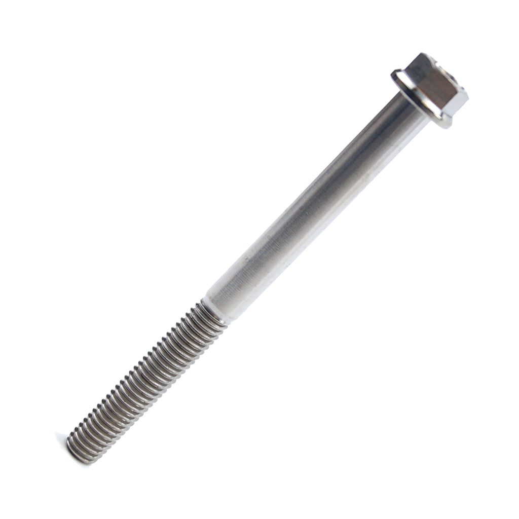 TITANIUM GR5 BOLT M6 x 70mm EACH, FLANGE OD: 11mm / HEX SIZE: 8mm, /