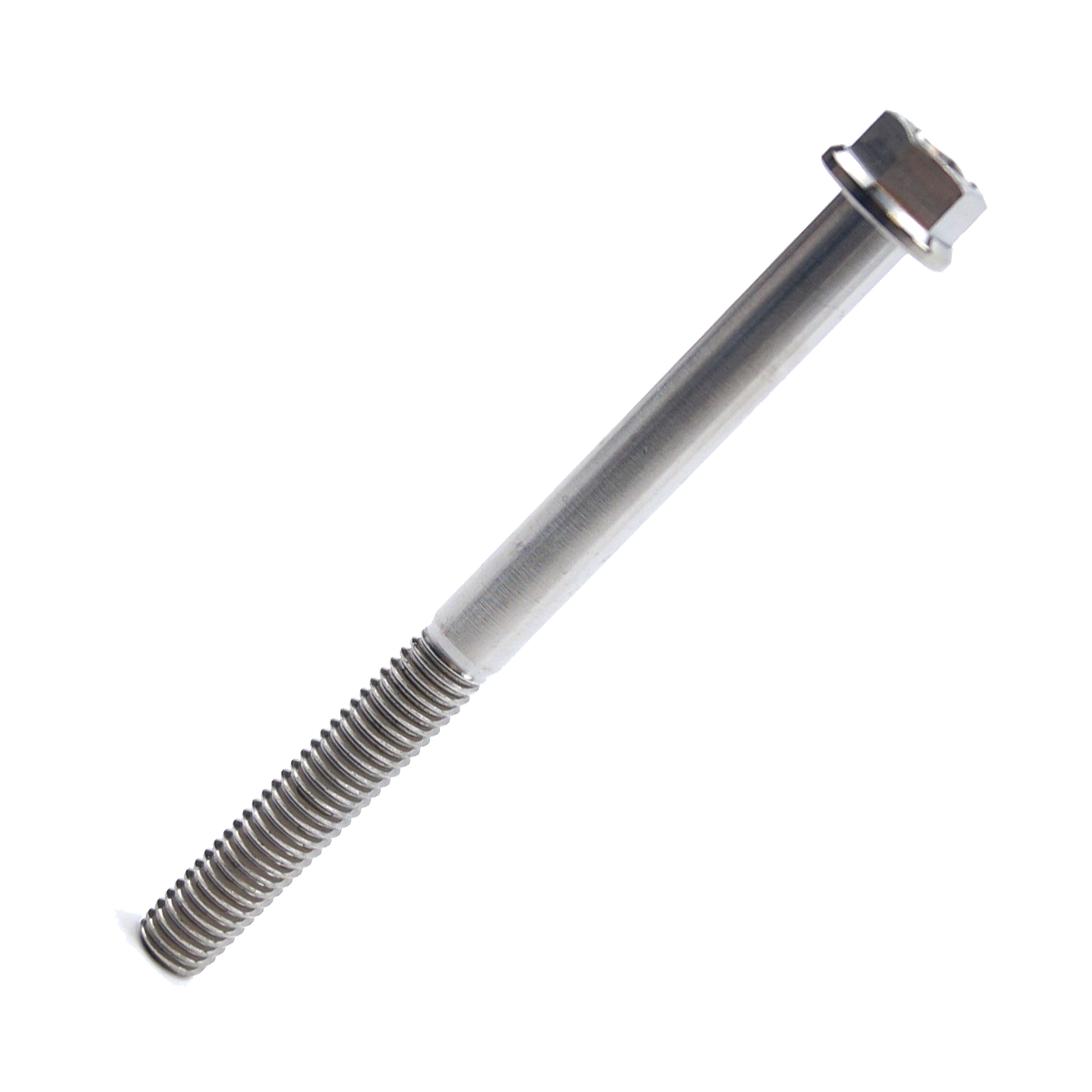 TITANIUM GR5 BOLT M6 x 70mm EACH, FLANGE OD: 11mm / HEX SIZE: 8mm, /