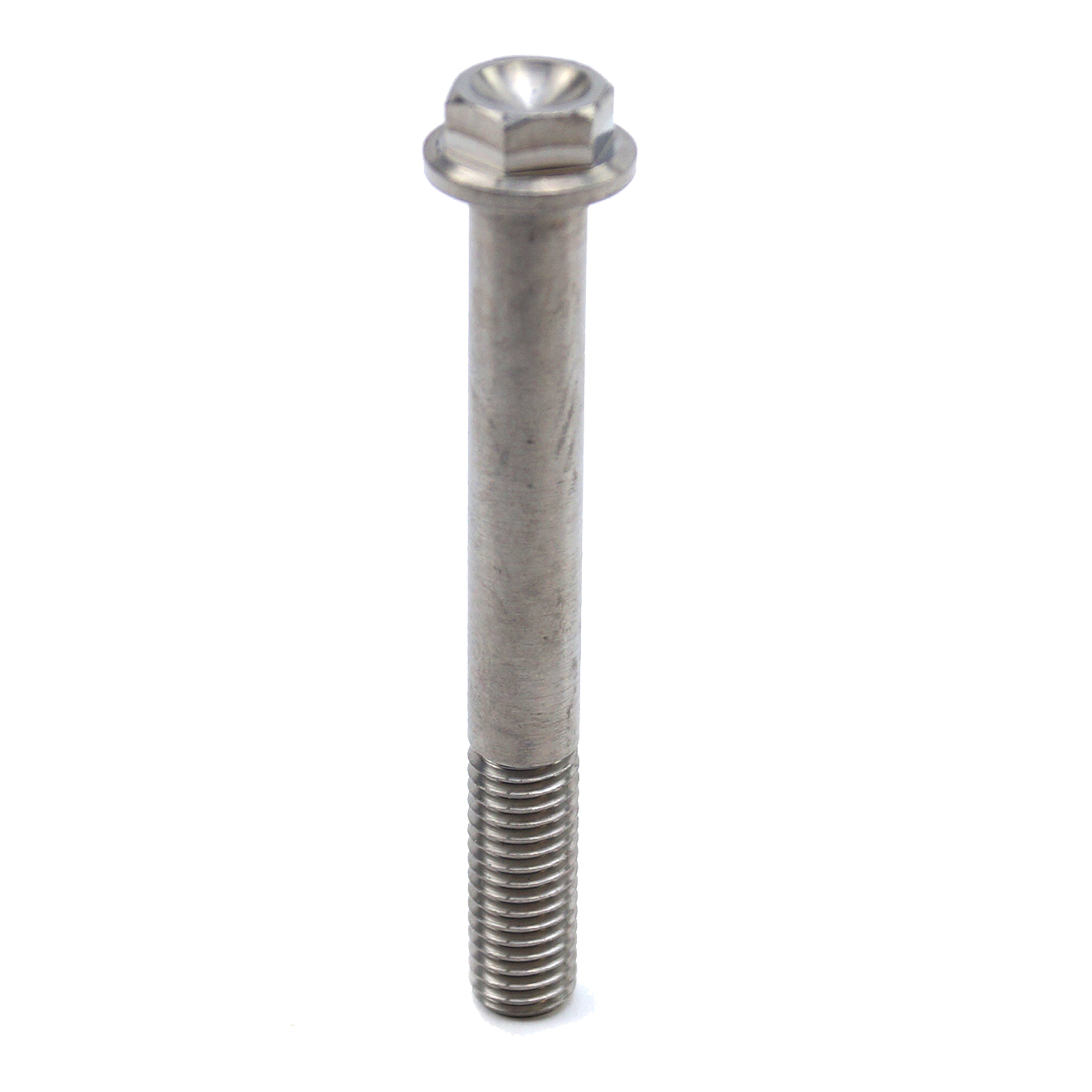 TITANIUM GR5 BOLT M8 x 65mm EACH, FLANGE OD: 14mm / HEX SIZE: 10mm, /
