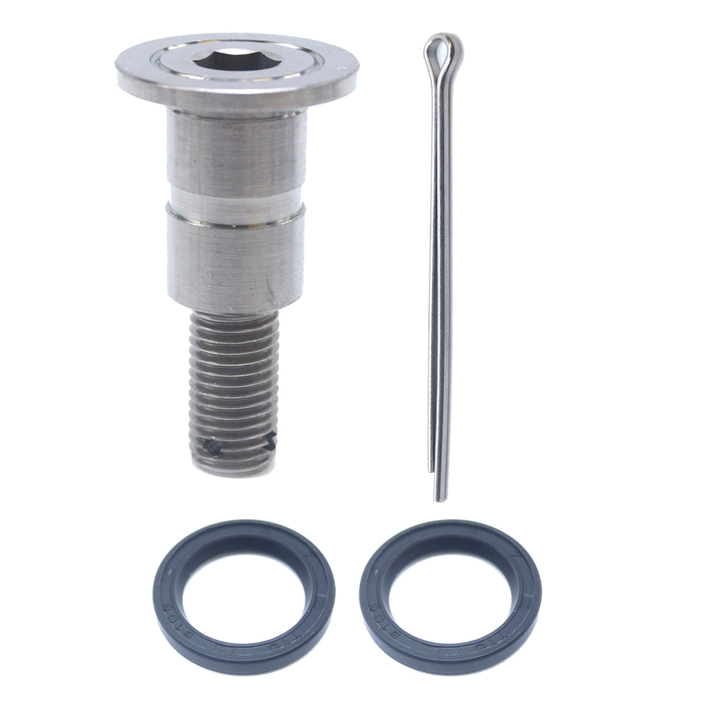 SUZUKI GR5 REAR PEDAL BOLT KIT, 43142-27C00 WITH SEALS 09284-15006, FIR-BARND
