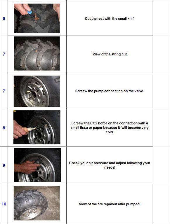 TYRE REPAIR STRING 100mm LONG 5 Pcs