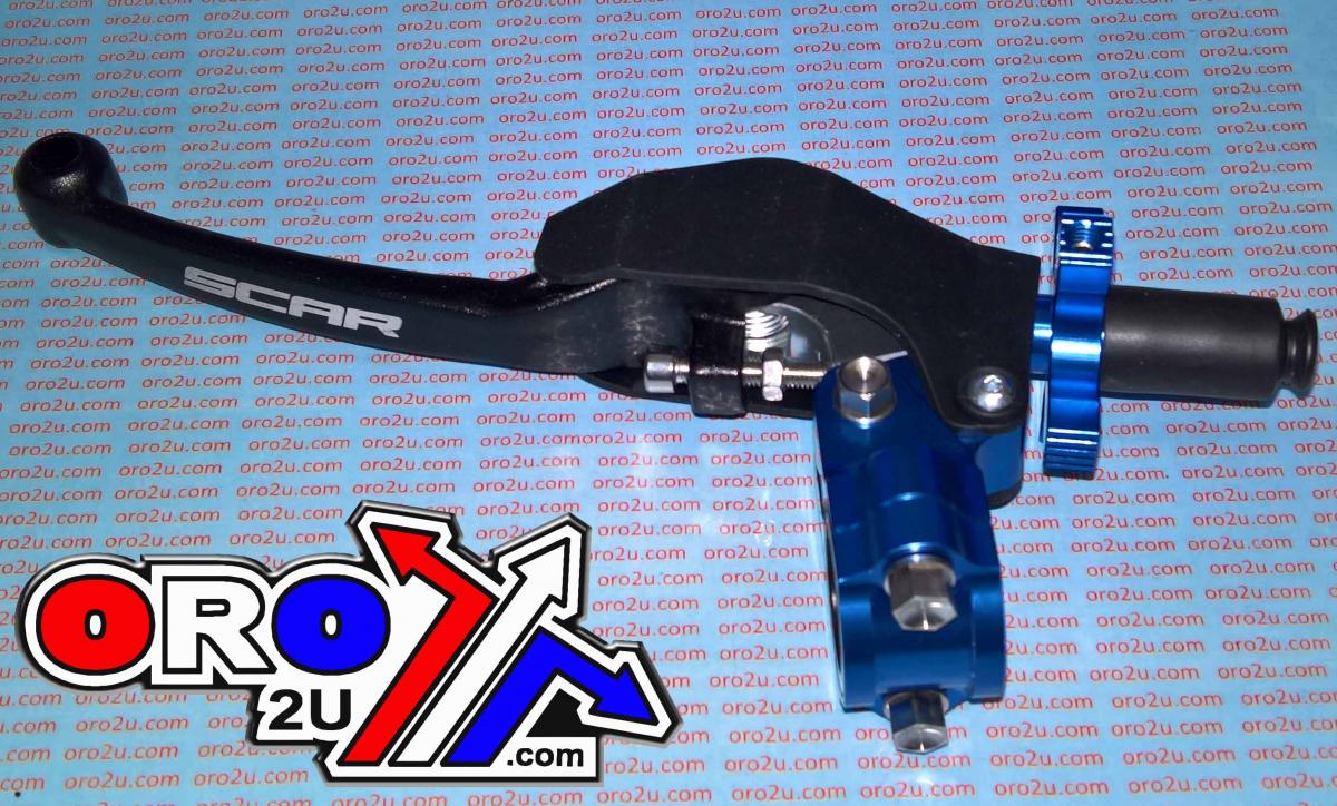 PIVOT CLUTCH LEVER ASSEMBLY, SCAR CPCL2 BLUE/BLUE/BLACK