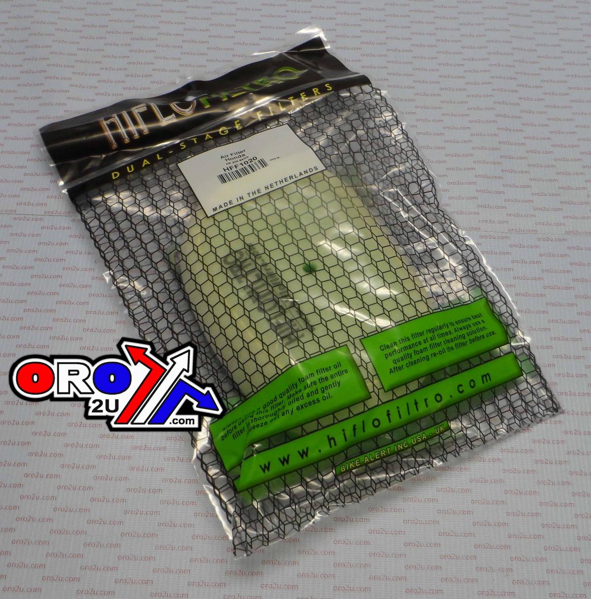 AIR FILTER 84-02 XR200R HONDA, HIFLO HFF1020 HONDA