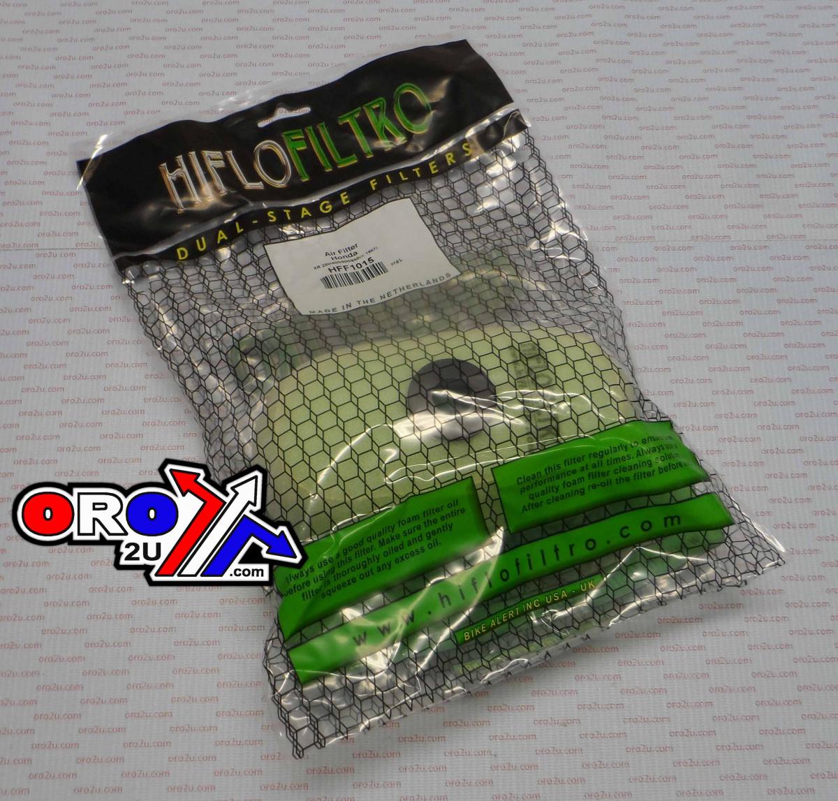AIR FILTER, HI FLO HFF1015, HONDA XR / CRM