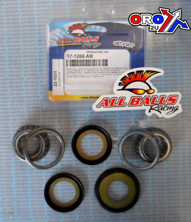 STEERING BEARING KIT ALLBALLS, ALLBALLS 22-1001 SUZUKI YAMAHA