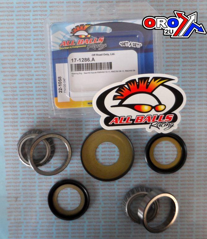 STEERING BEARING KIT ALLBALLS, ALLBALL 22-1058 SUZUKI