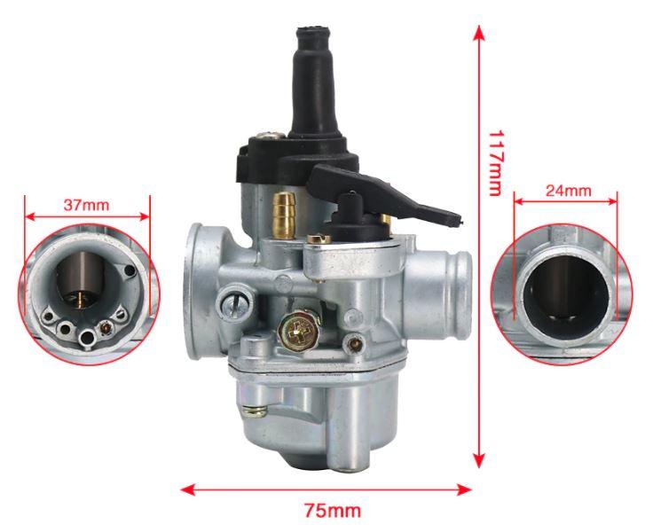 CARBURETTOR DELLORTO PHVA 17.5mm ED PIAGGIO 50 ZIP SP GILERA APRILIA MBK SCL-2020090014-175GA1WB