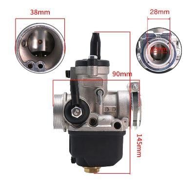 Carburetor Assembly Dellorto PHBL 22AS Racing 2T, BORE 22mm Carburetor PHBL 22AS 2T(A) R2707