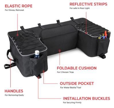 ATV REAR CARGO BAG UNIVERSAL, LUGGAGE / STORAGE PACK
