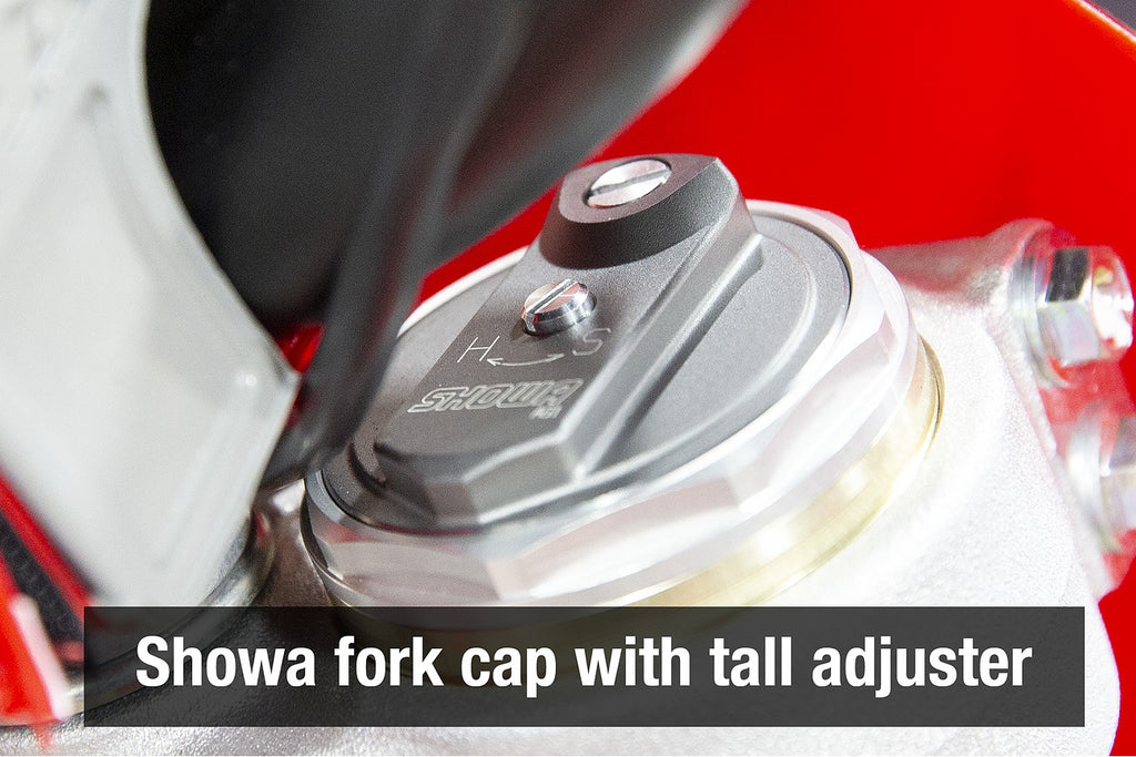 FORK COMPRESSION ADJUSTER SET, SHOWA FORKS WITH TALL ADJUSTER, MOTION PRO 11-0123