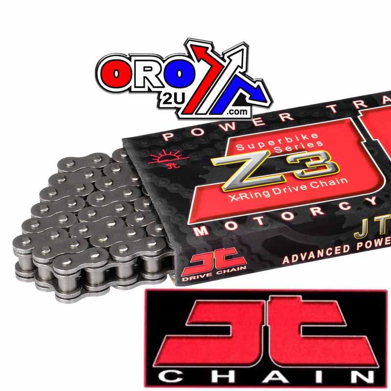 JT CHAIN 530Z3 110L BLACK Z3, X-RING Super Heavy Duty, JTC530Z3110RL