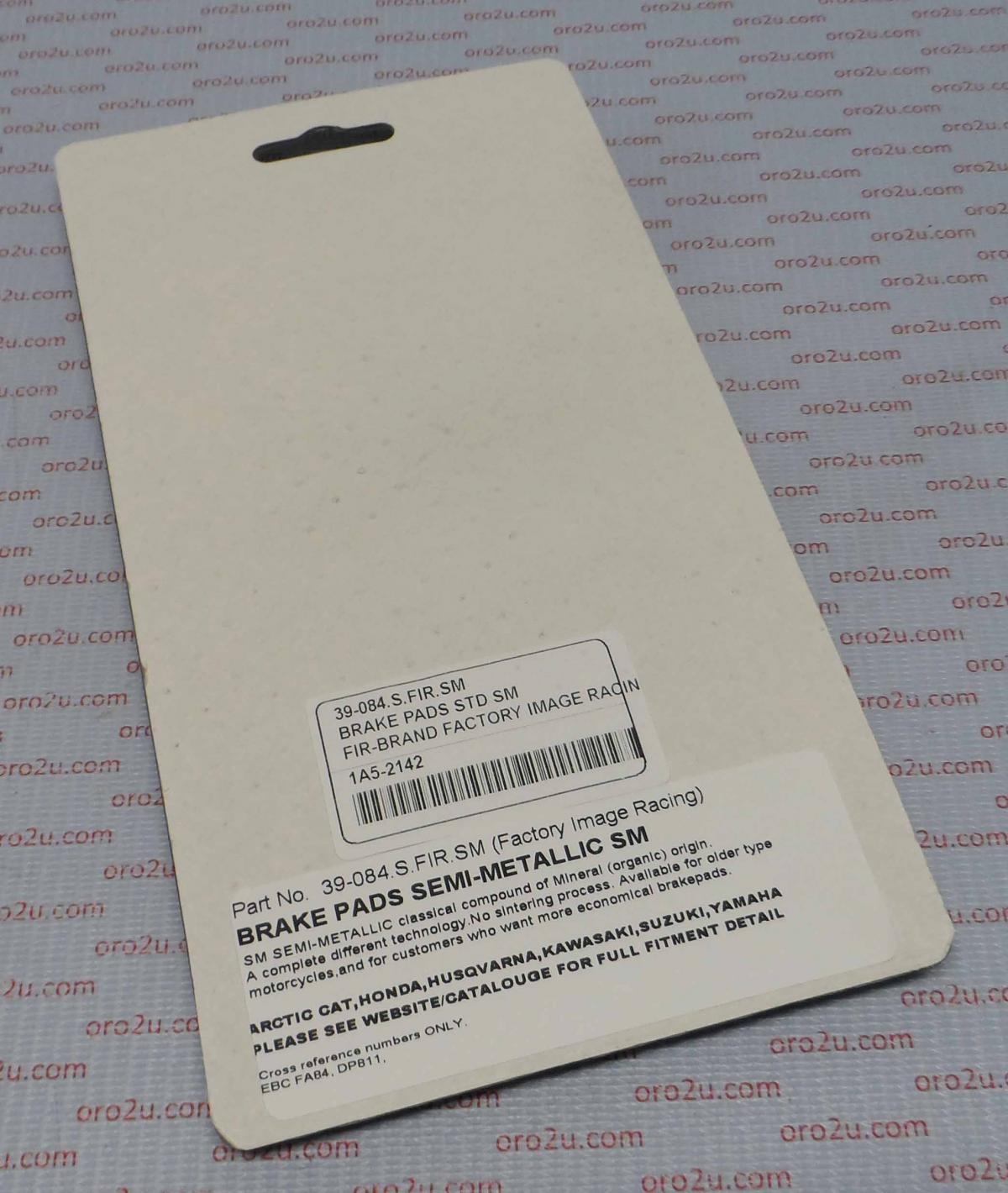 BRAKE PADS SEMI-METAL SM DB2070 SEMI