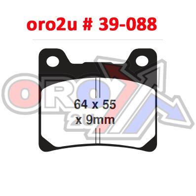 BRAKE PADS DISC SEMI-METAL, KYOTO S1007
