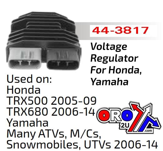 VOLTAGE REGULATOR HONDA TRX500 TRX680FA FGA 31600-HP0-A01 0824-072