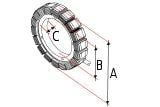 STATOR MAGNETO NX, 31120-MN9-025, 31120-MW2-781, DZE2896, ROAD DIRT