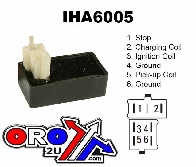 CDI BOX XL250 HONDA IHA6022, 30410-KB7-671, 30410-KB7-940