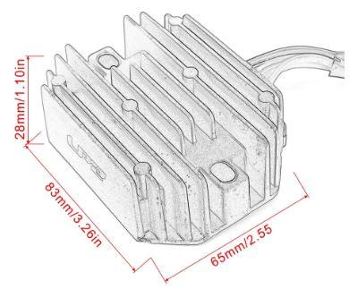 VOLTAGE REGULATOR 2008-2009 KTM SX 450 505 XC 450 525 83011034000