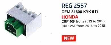 REGULATOR REG 2557 02557-04, HONDA CRF110F CRF125F 310600-KYK-911