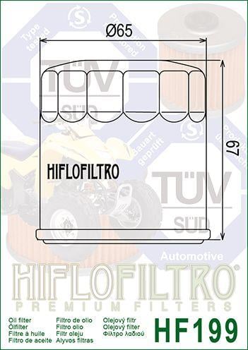 OIL FILTER HIFLO HF199