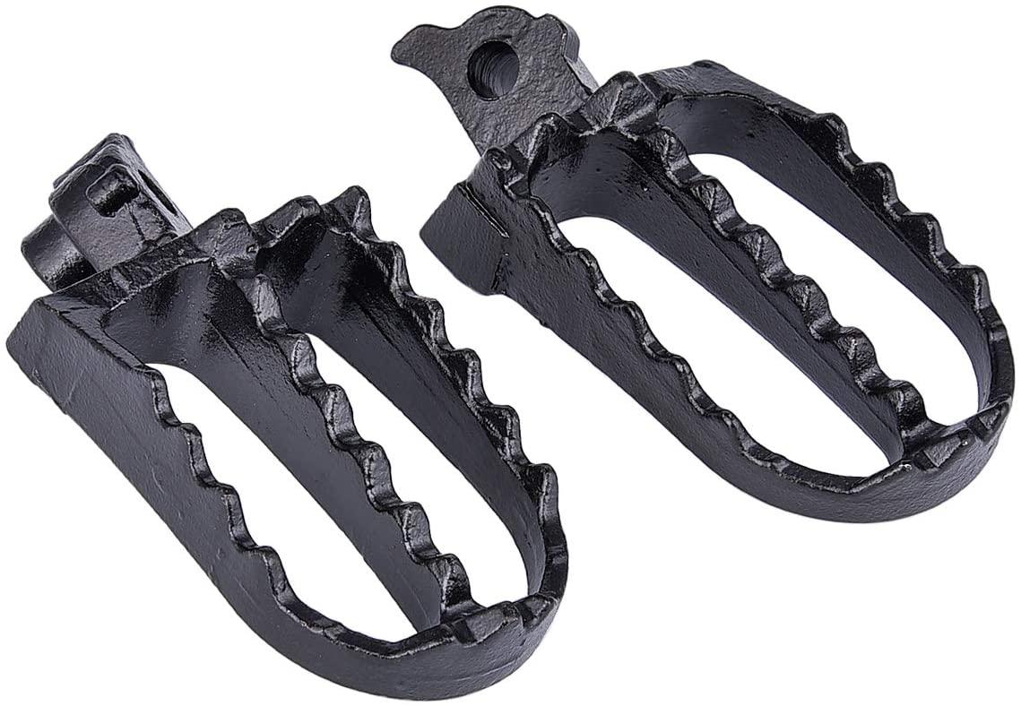 FOOT PEGS STEEL BLK + FITTINGS, HONDA CRF50/CRF70/CRF80/CRF100/CRF150